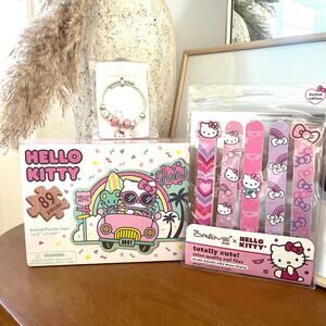 HELLO KITTY 3 Piece Limited Edition Gift Bundle, Bracelet, Puzzle, Nail Files